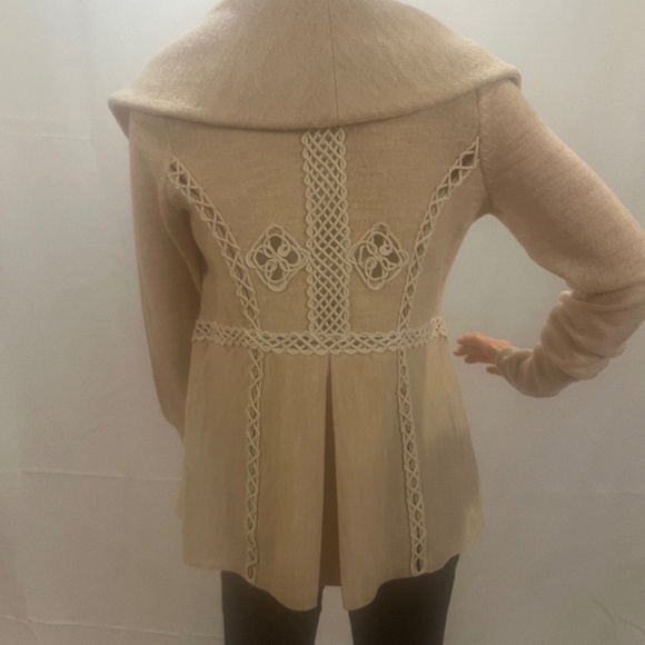 Anthropologie Angel of the North wool jacket with beautiful embroidery - Picture 4 of 13